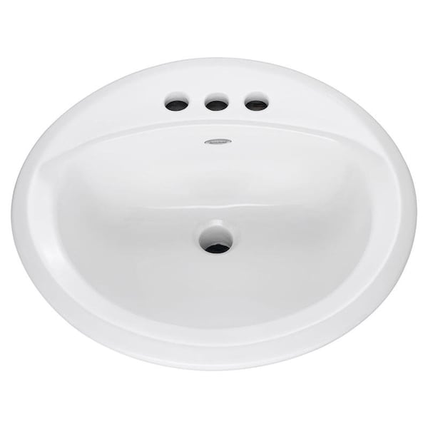 American Standard Rondalyn Vitreous China Bathroom Sink 19 in. W X 19 in. D White 491019.02 - main